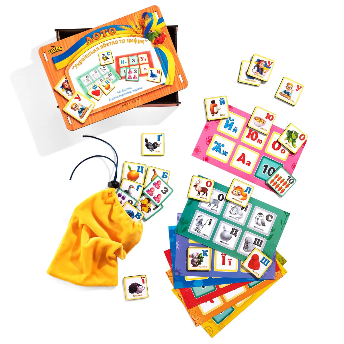 Лото "Українська абетка та цифри" (2492726983