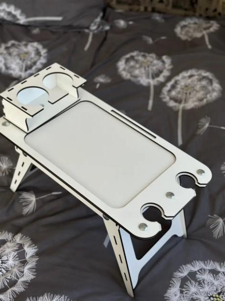 Столик багатофункціональний 58х28 см Білий (019ст) - фото 5 Столик багатофункціональний 58х28 см Білий (019ст) - фото 5