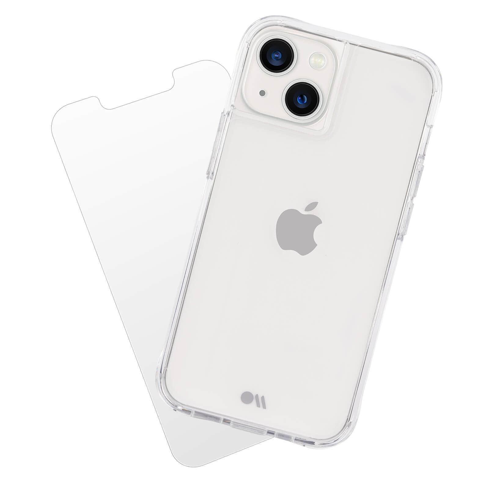 Чехол прозрачный Tough Protection Pack и стекло CM046826 для Iphone 13 (6.1") Clear