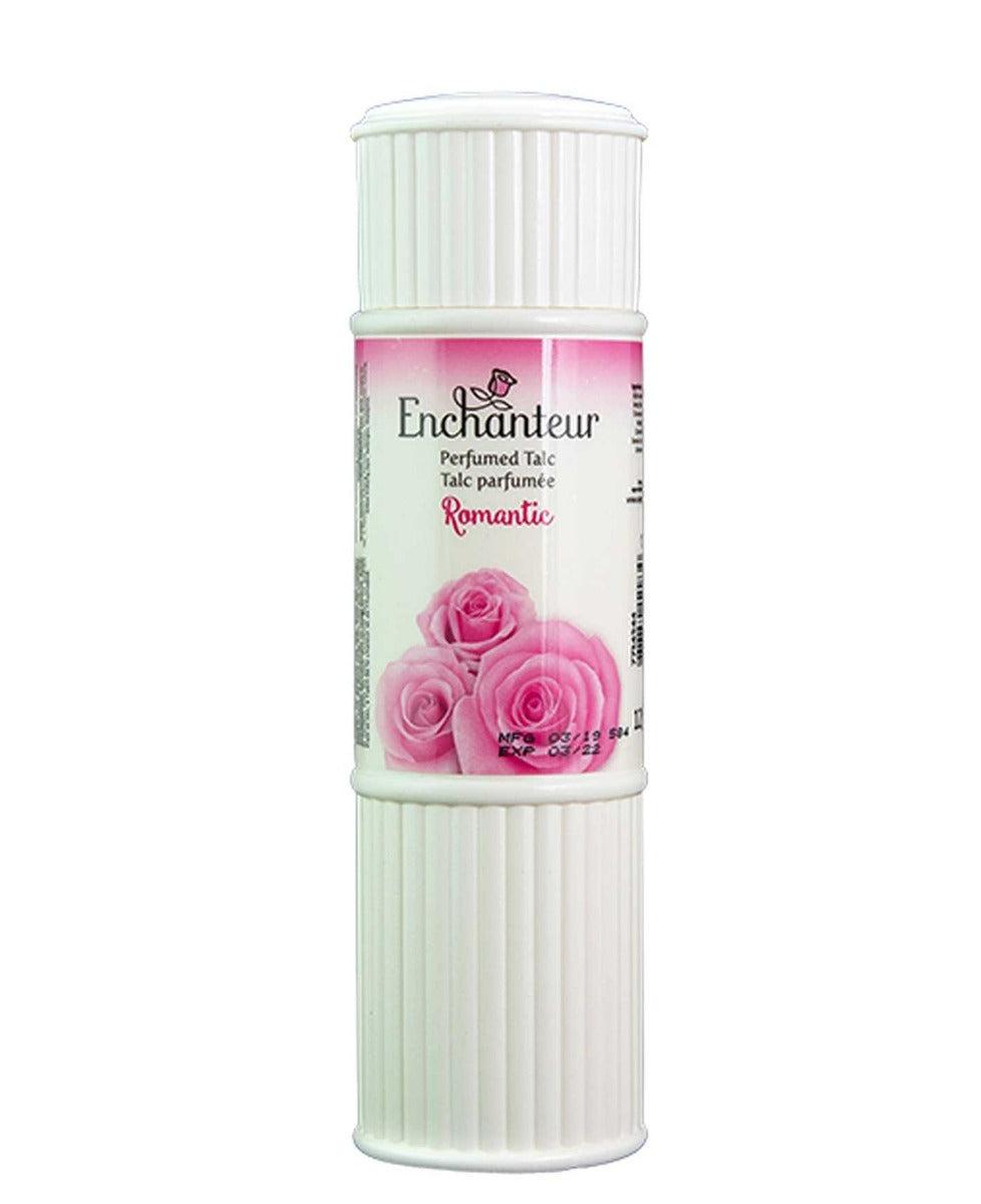 Тальк-пудра для тіла парфумована Enchanteur Romantic Perfumed Talc з трояндою 125 г - фото 1