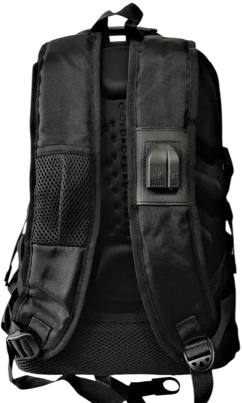 Рюкзак тканинний Victory ортопедичний з металевою ручкою/дощовик/usb шнур Чорний (2002M) - фото 4 Рюкзак тканинний Victory ортопедичний з металевою ручкою/дощовик/usb шнур Чорний (2002M) - фото 4