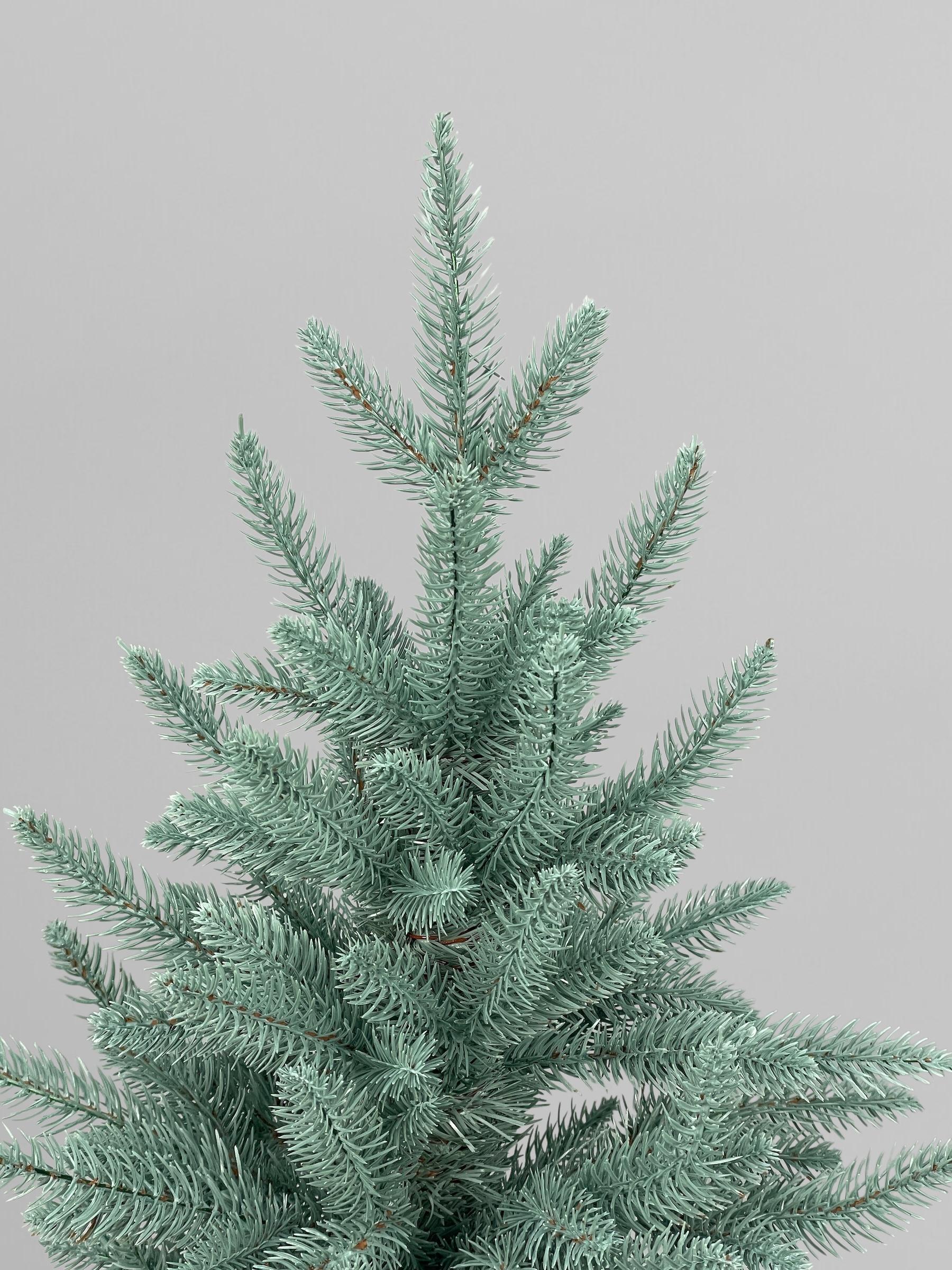 Искусственная елка литая Classic в горшке с мешковиной 70 см Голубой (Н01012) - фото 3 Искусственная елка литая Classic в горшке с мешковиной 70 см Голубой (Н01012) - фото 3