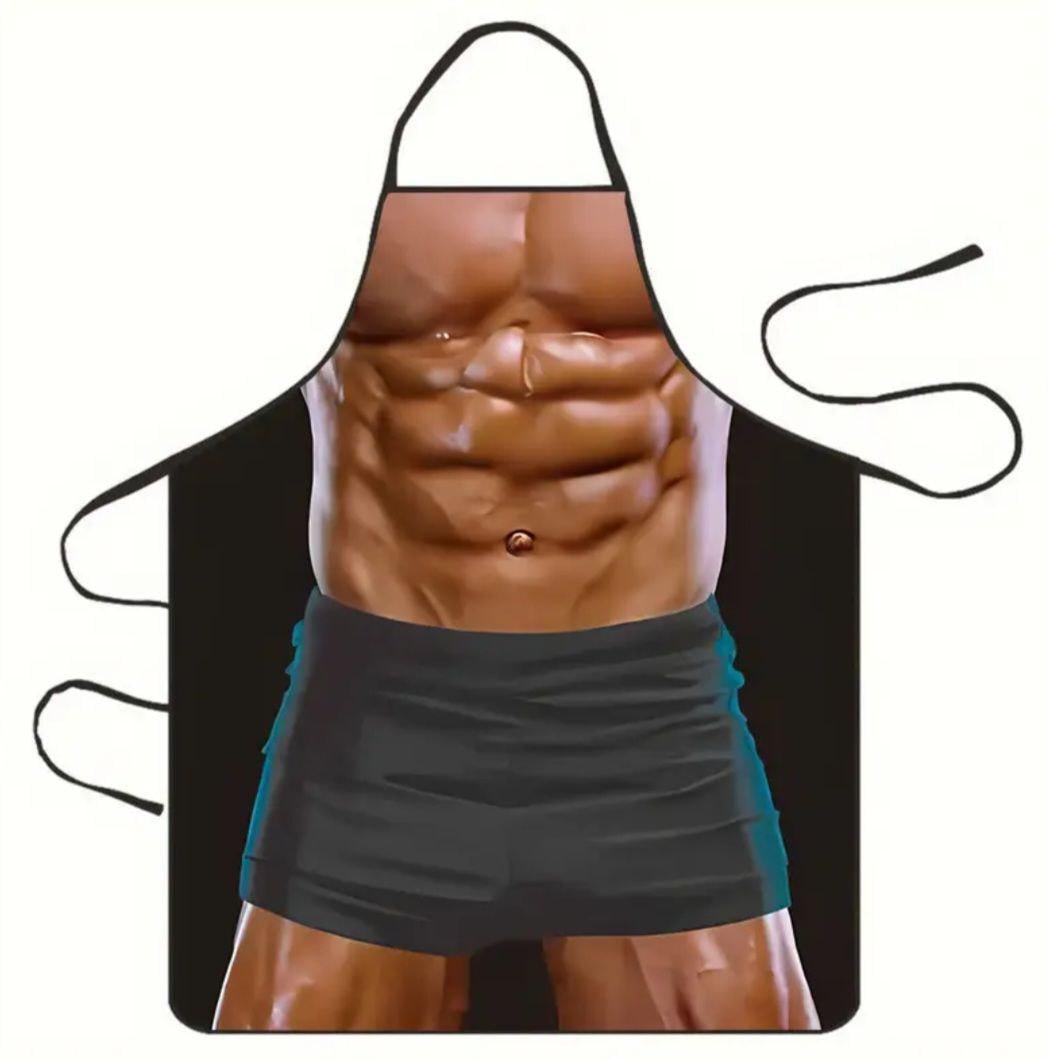 Фартук с приколом Мужчина в трусах 75х60 см (50014)