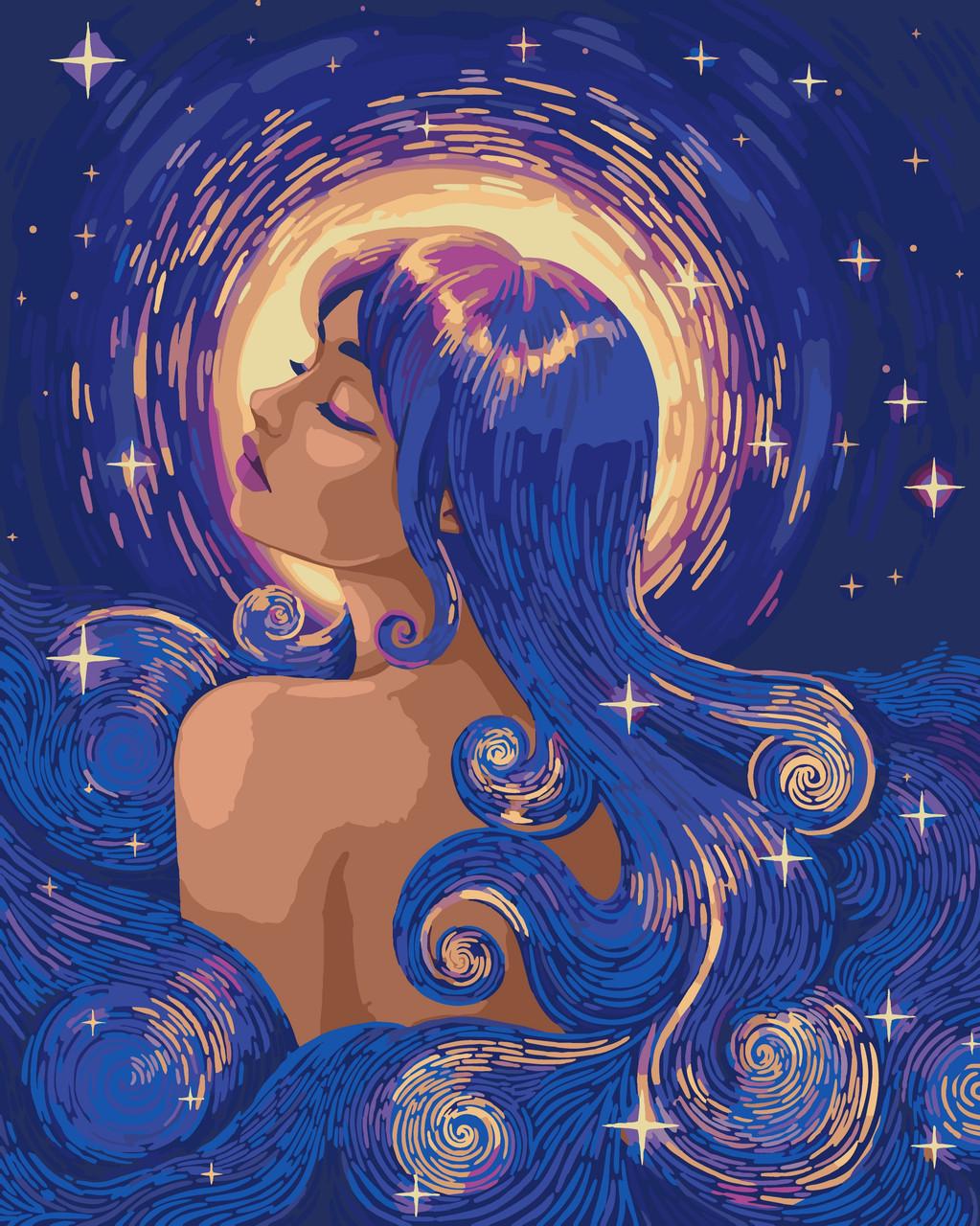 Картина по номерам ART CRAFT Нежная девушка 40х50 см