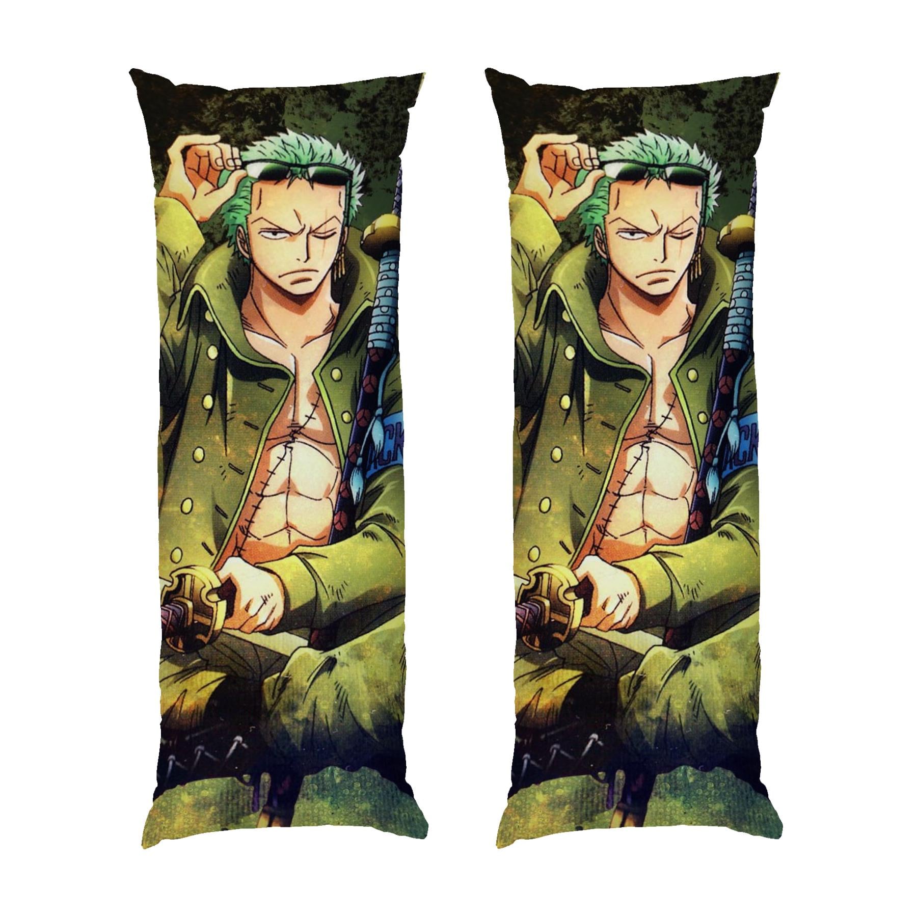 Подушка дакимакура Roronoa Zoro One Piece габардин 70х30 см (113367)