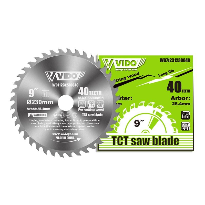 Диск пильний по дереву Vido WD71231230040 230х25.4 мм *40T (27612414)