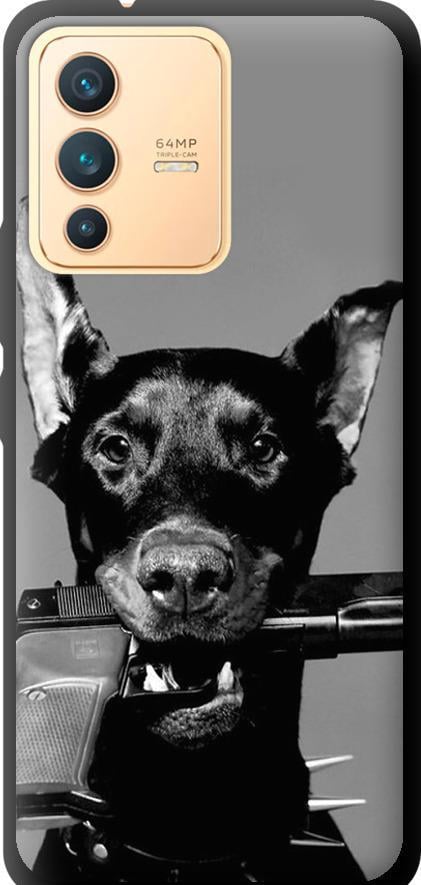 Чехол на Vivo V23 Доберман (2745b-2642-42517) Чехол на Vivo V23 Доберман (2745b-2642-42517)