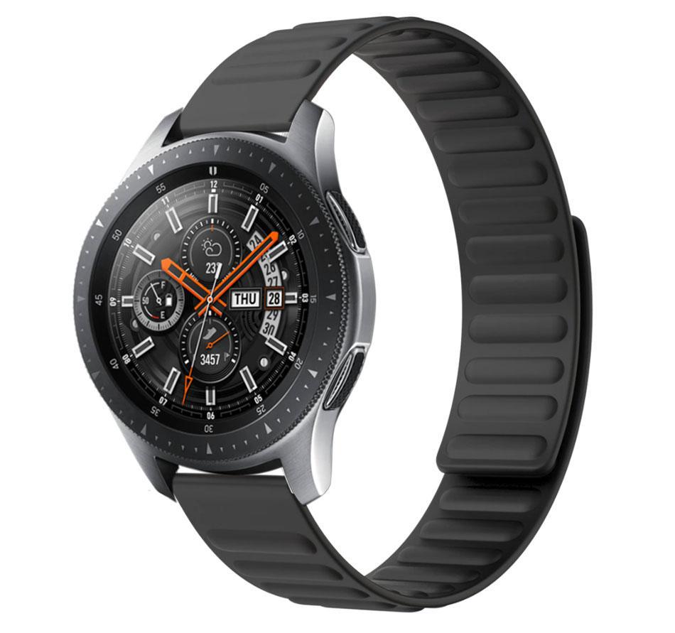 Силиконовый магнитный ремешок Primolux Magnet для часов Samsung Galaxy Watch 46 мм SM-R800 Black - фото 2 Силиконовый магнитный ремешок Primolux Magnet для часов Samsung Galaxy Watch 46 мм SM-R800 Black - фото 2