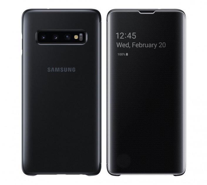Смарт чохол книжка Samsung Galaxy S10 Plus SM-G975 S-View Flip Cover Black S10+ SM