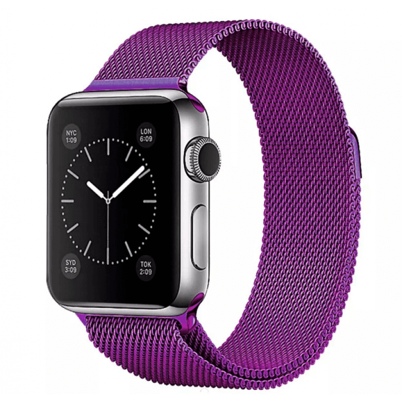 Ремінець Elite Milanese Loop Міланська петля для Apple Watch 42/44/45/49 мм S/M Purple - фото 1