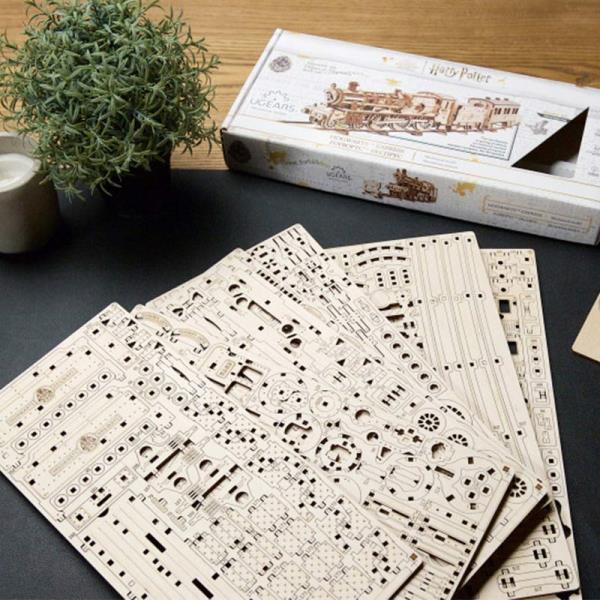 Конструктор дерев'яний механічний 3D Ugears Гоґвортс експрес (70176) - фото 4