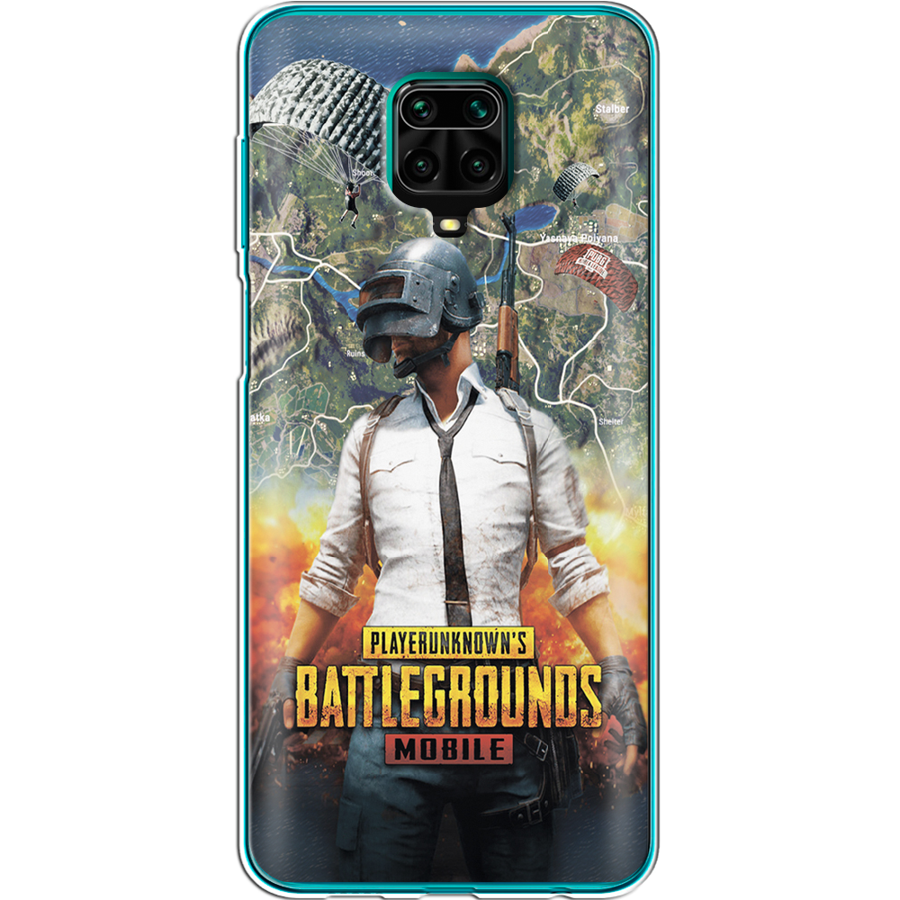 Чохол Boxface Xiaomi Redmi Note 9S PUBG Mobile Прозорий силікон (39475-up2309-39475)