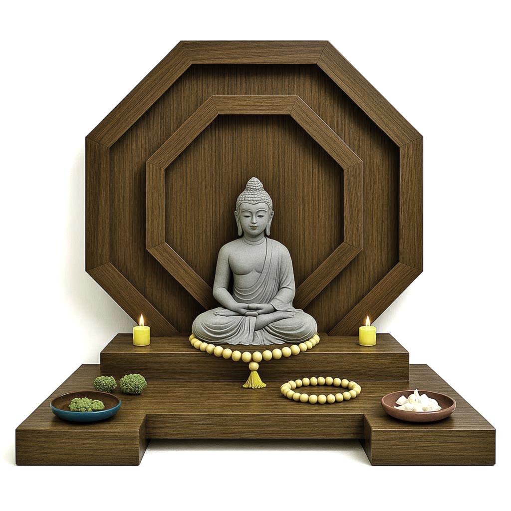 Алтарь для медитации из дерева Моханита Мускат (ЛАТ-004007)