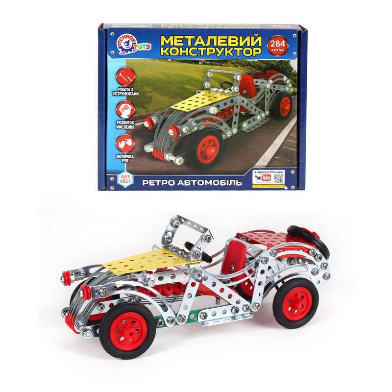 Конструктор Technok Toys 4821 Ретро машина 284 детали (64937)