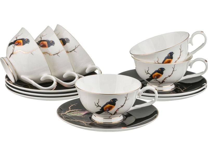 Чайный набор Lefard Поющая ветка на 6 персон Белый (264-636)