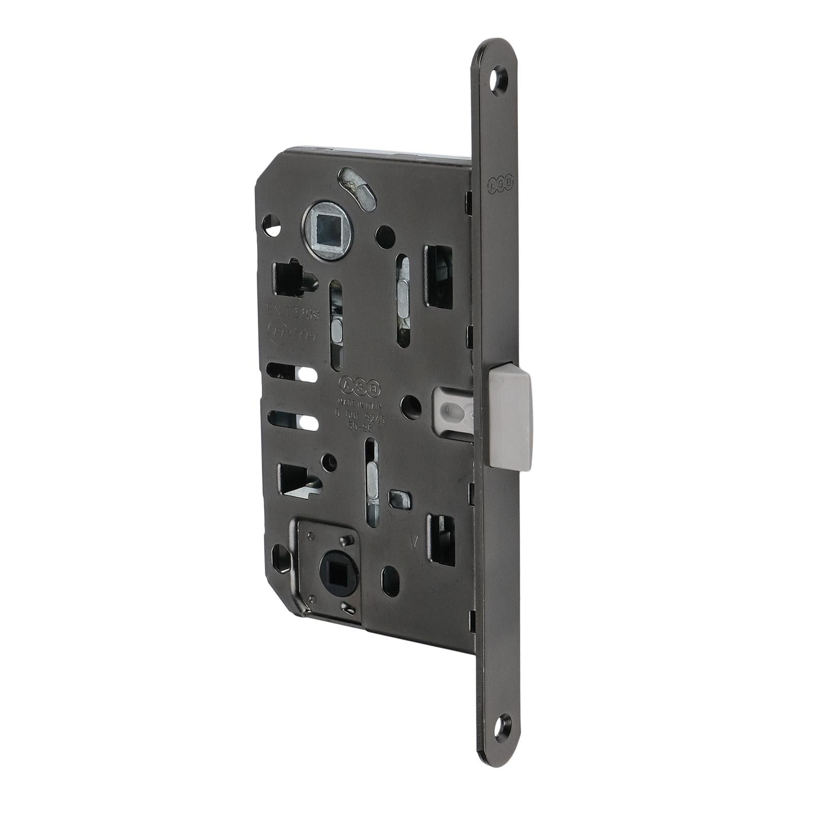 Замок врезной межкомнатный WC AGB Mediana Evolution 96/50 мм Титан (B01102.50.F9)