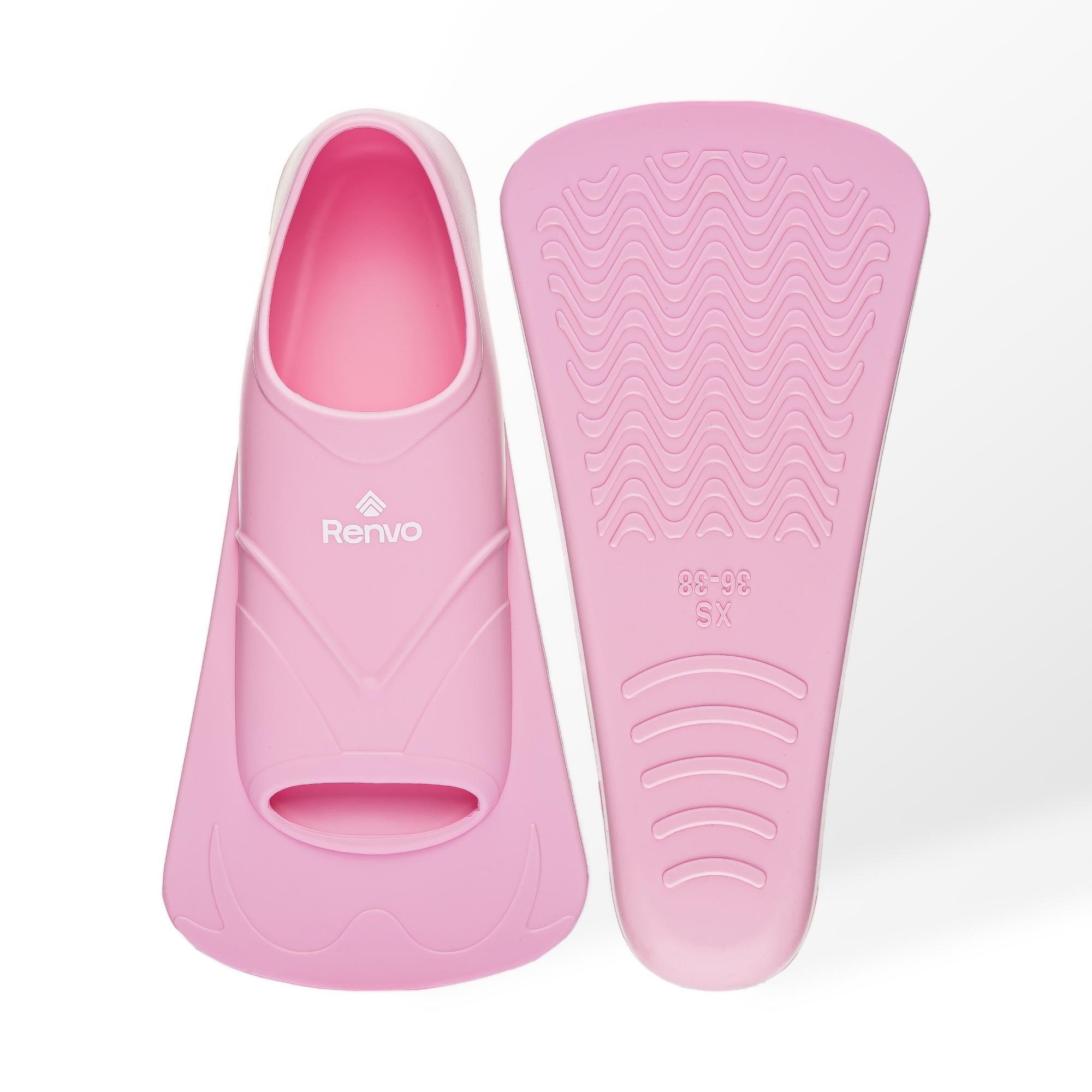 Ласты короткие для тренировки в бассейне Renvo Bustelo с закрытой пяткой р. 32-34 Розовый (SF110-05 32-34) Ласты короткие для тренировки в бассейне Renvo Bustelo с закрытой пяткой р. 32-34 Розовый (SF110-05 32-34)