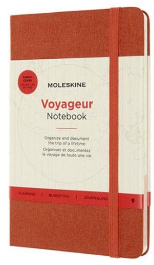 Записная книжка Moleskine Voyageur средняя Красный (VN002F6)