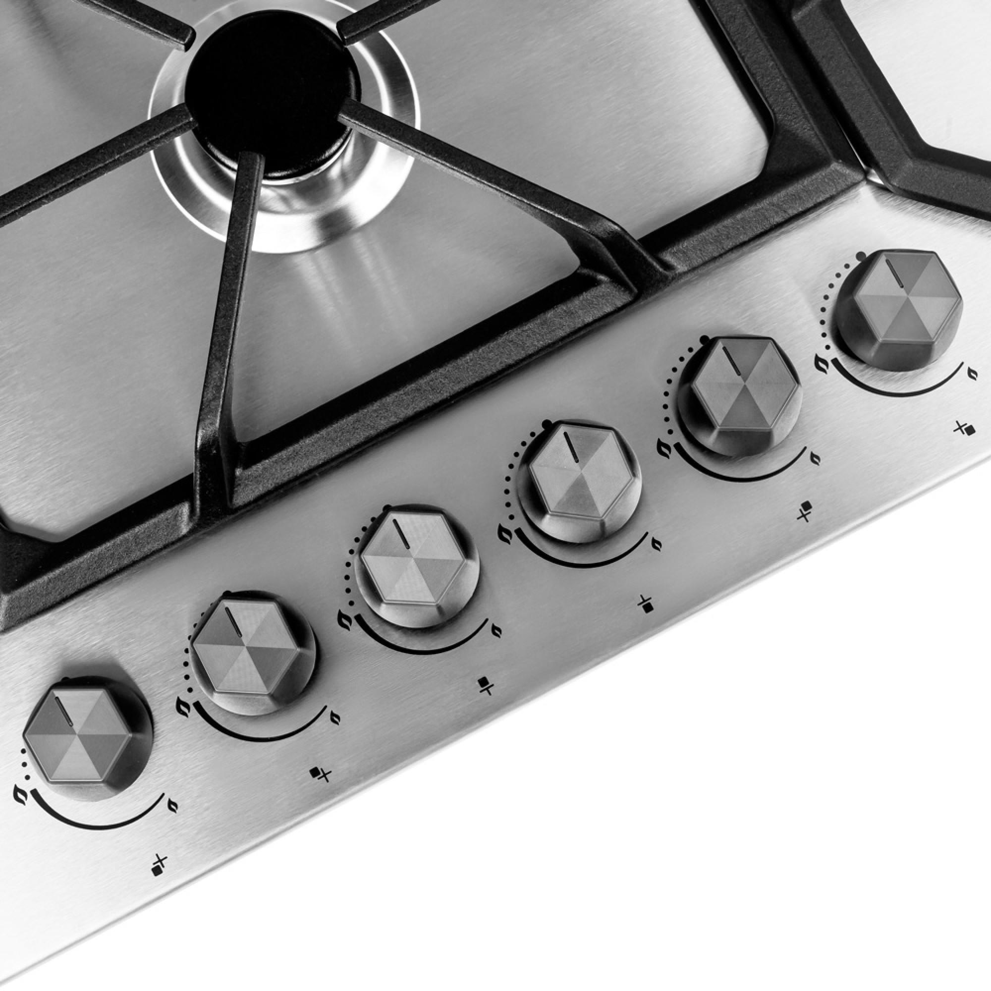 Варочная поверхность газовая WEILOR GM W 904 SS - фото 5 Варочная поверхность газовая WEILOR GM W 904 SS - фото 5