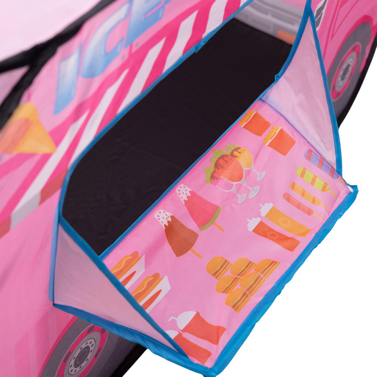 Палатка детская игровая Фургон с мороженым для девочки 110x70x66 см Розовый (7224) - фото 16 Палатка детская игровая Фургон с мороженым для девочки 110x70x66 см Розовый (7224) - фото 16
