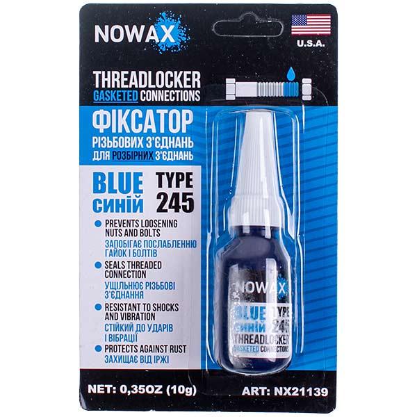 Фиксатор резьбы NOWAX NX21139 для бытовой техники THREADLOCKER 10 г Blue (00000042538) Фиксатор резьбы NOWAX NX21139 для бытовой техники THREADLOCKER 10 г Blue (00000042538)