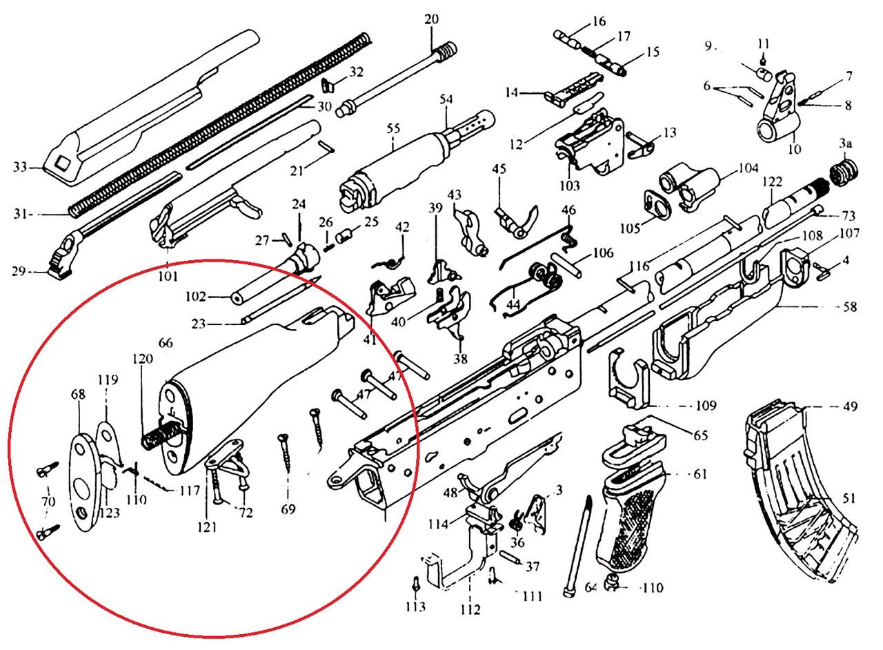 Приклад АК-47 (1672163362) - фото 5 Приклад АК-47 (1672163362) - фото 5