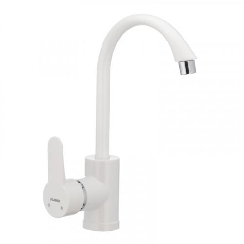 Смеситель для кухни PLAMIX Leon-011 без подводки Белый (PM0009)