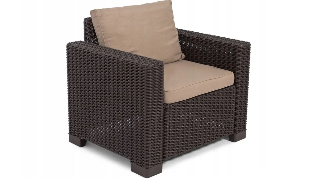 Комплект садових крісел Keter California Chair 2x 252902 Графітовий (CNT00008435) - фото 6