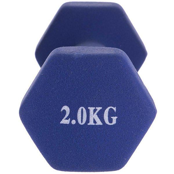 Гантели для фитнеса TA-0001 2 кг Синий (56508033) - фото 3