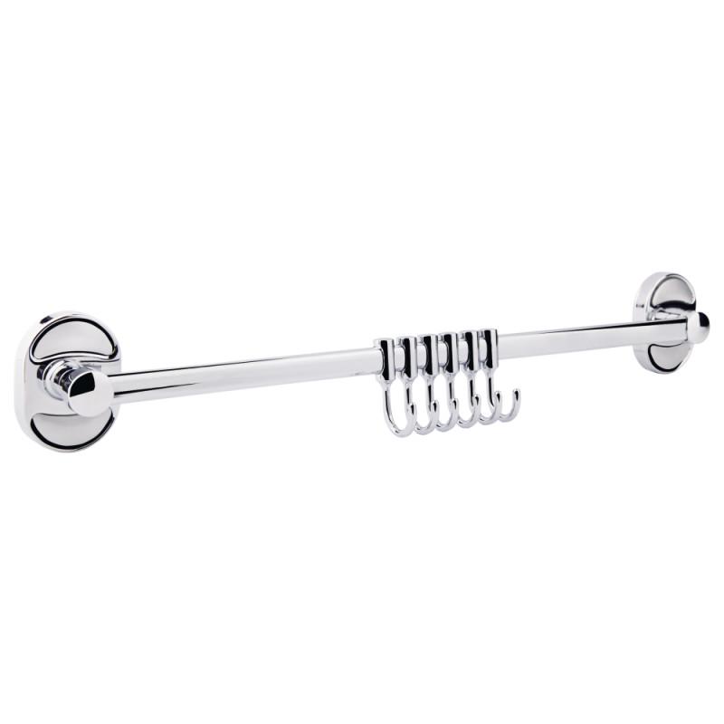 Планка з 5-ма рухомими гачками Lidz (CRM)-114.08.06 (8599)