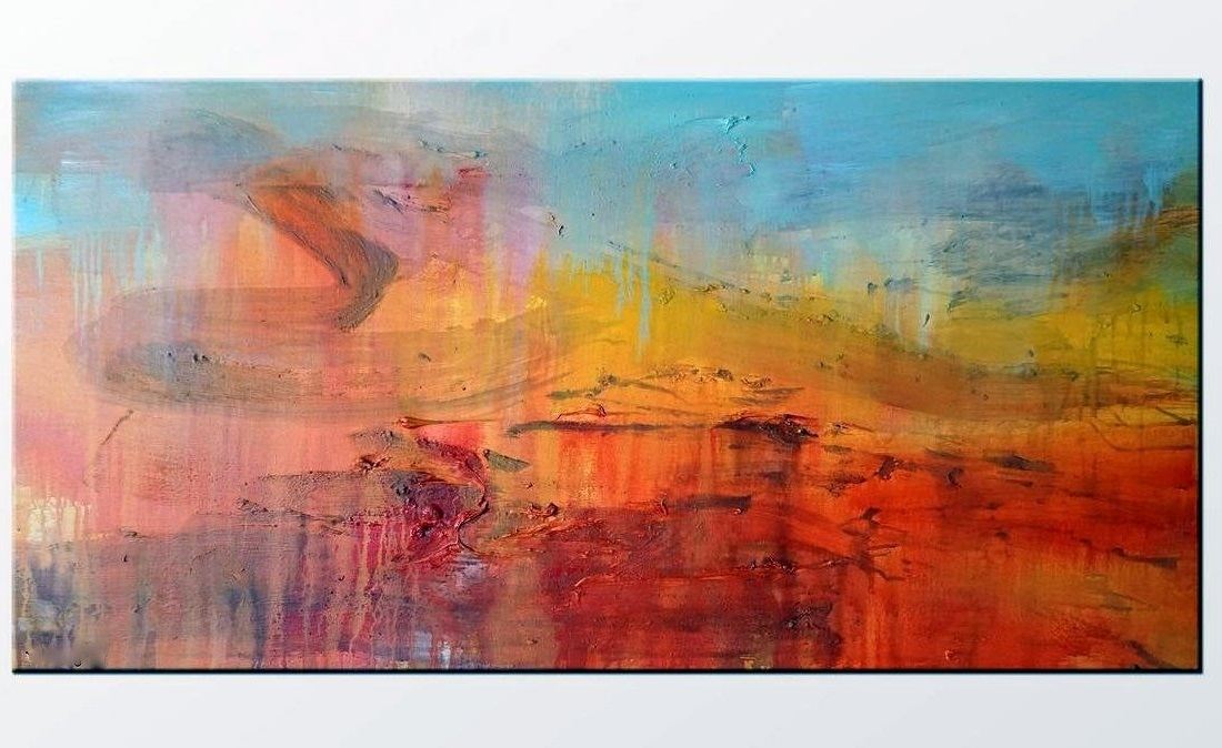 Картина на холсте ArtSale Абстракция 80х160 см RA0022