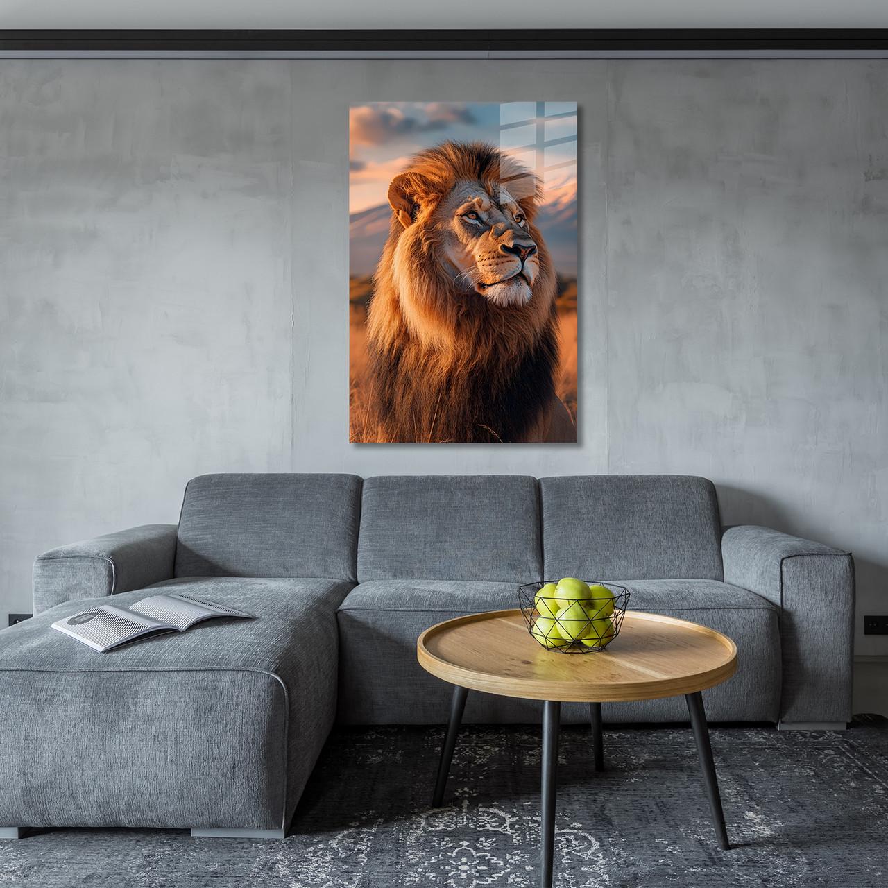 Картина на стекле NovellaPrint Сердце сафари 60х90 см (473.3)