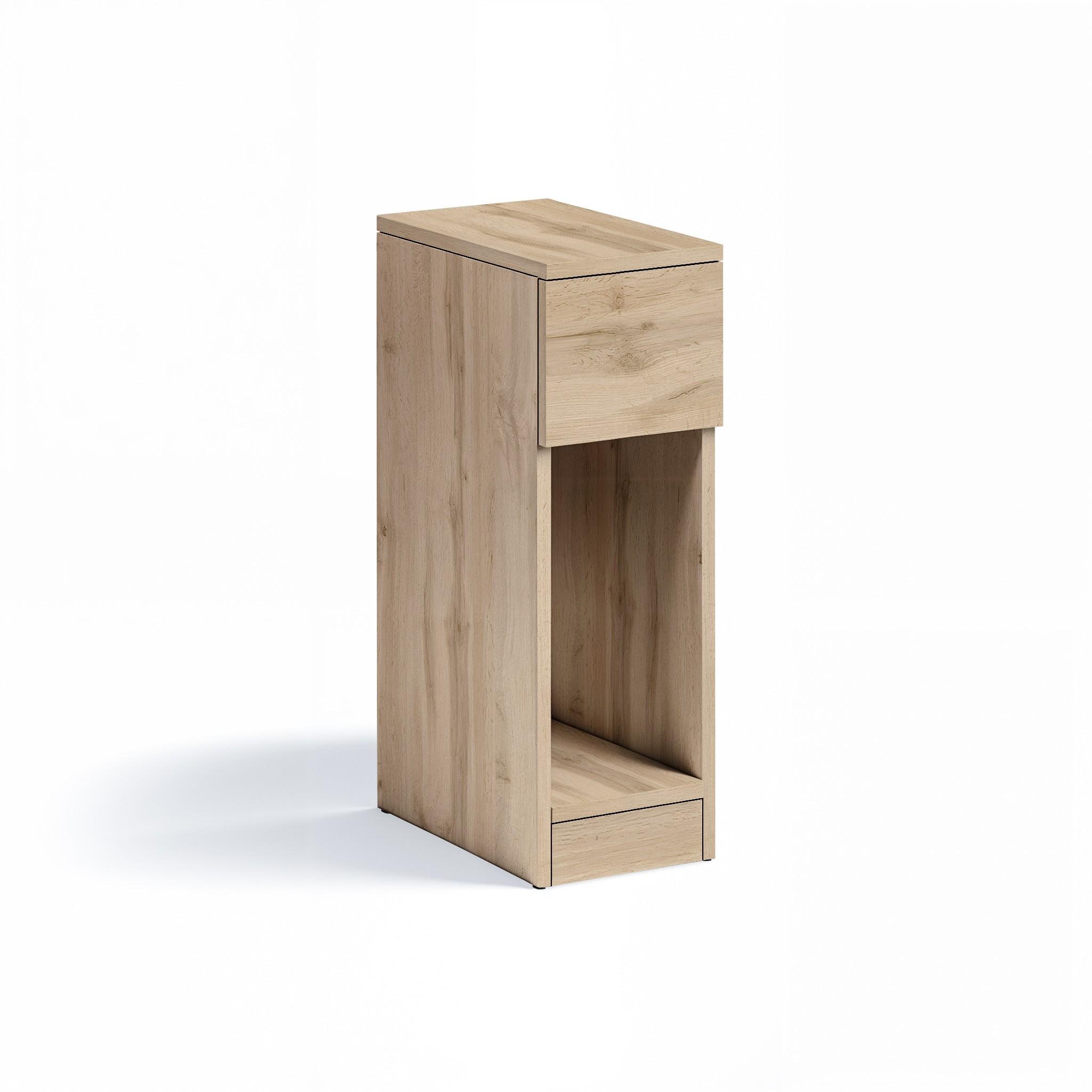 Тумба прикроватная с ящиком T-113 200х350х595 мм Дуб Аппалачи - фото 2