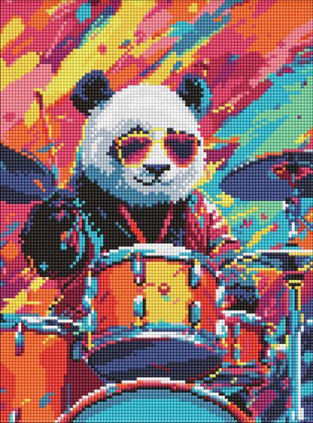 Алмазная мозаика Ideyka Барабанщик 30x40 см (Id-AMO8055)