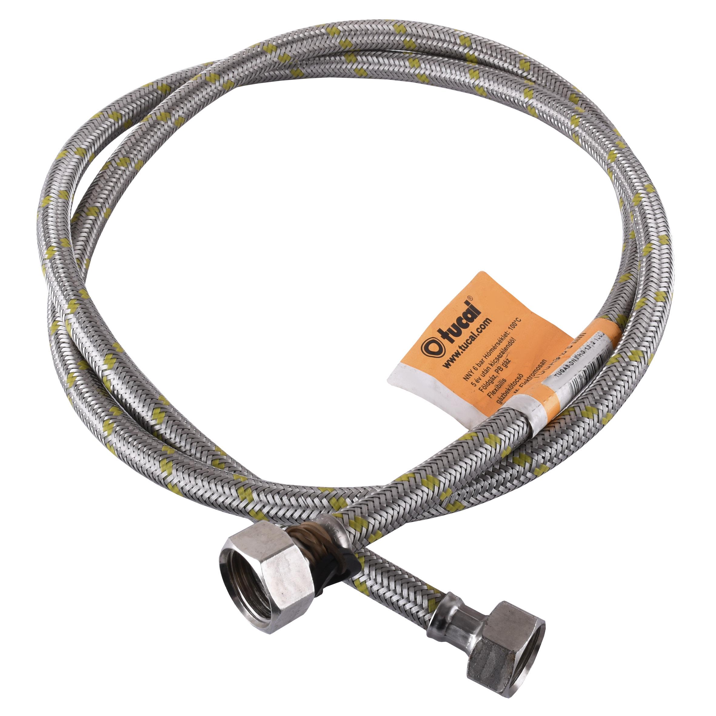 Шланг гнучкий для підключення газу TUCAI 000004898 1/2"x1/2" ВВ 150 см (126026)