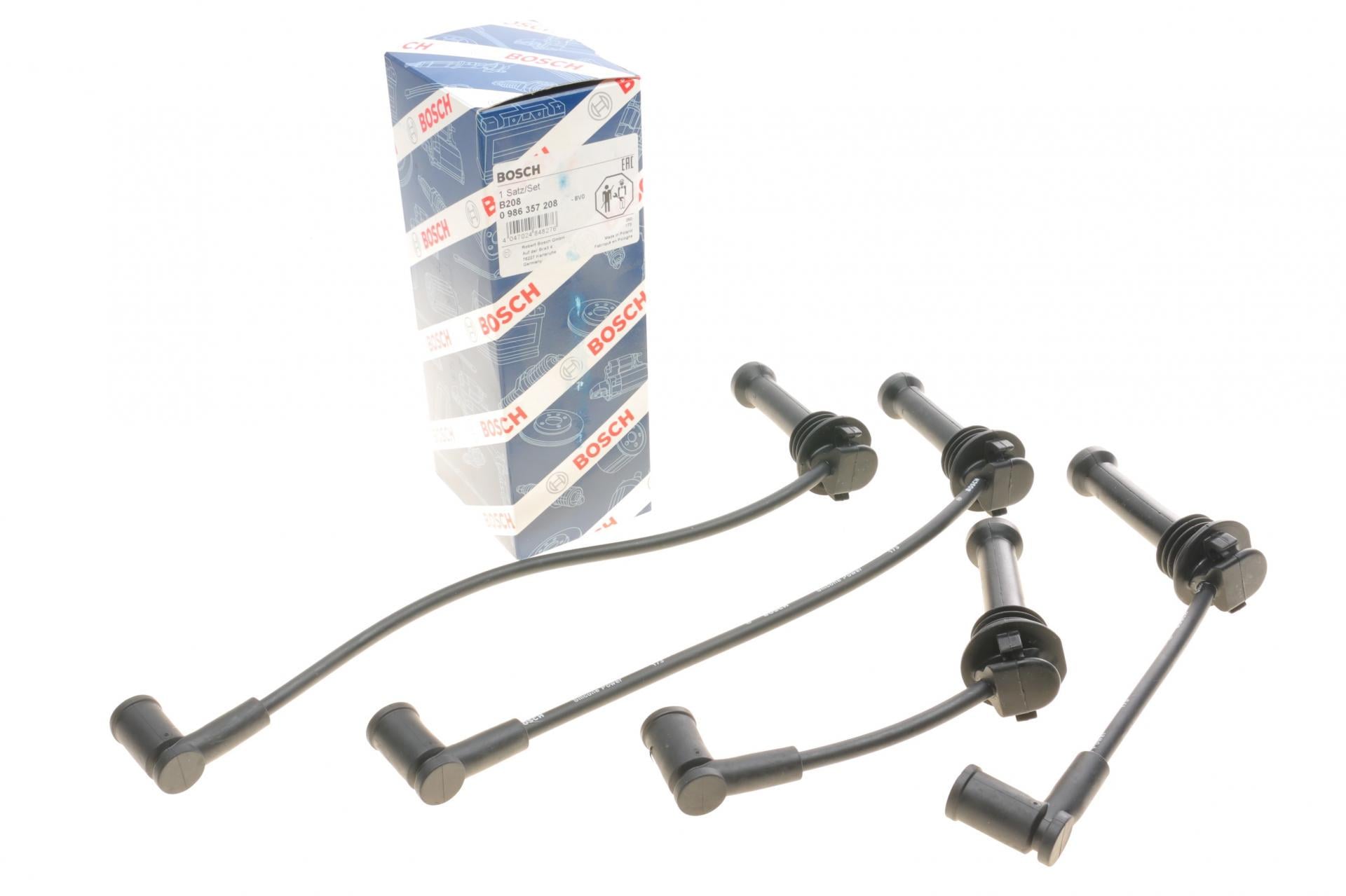 Провода зажигания Ford Fiesta/Focus/Mondeo 1.6 Ti 03- к-кт высоковольтные - (0 986 357 208)