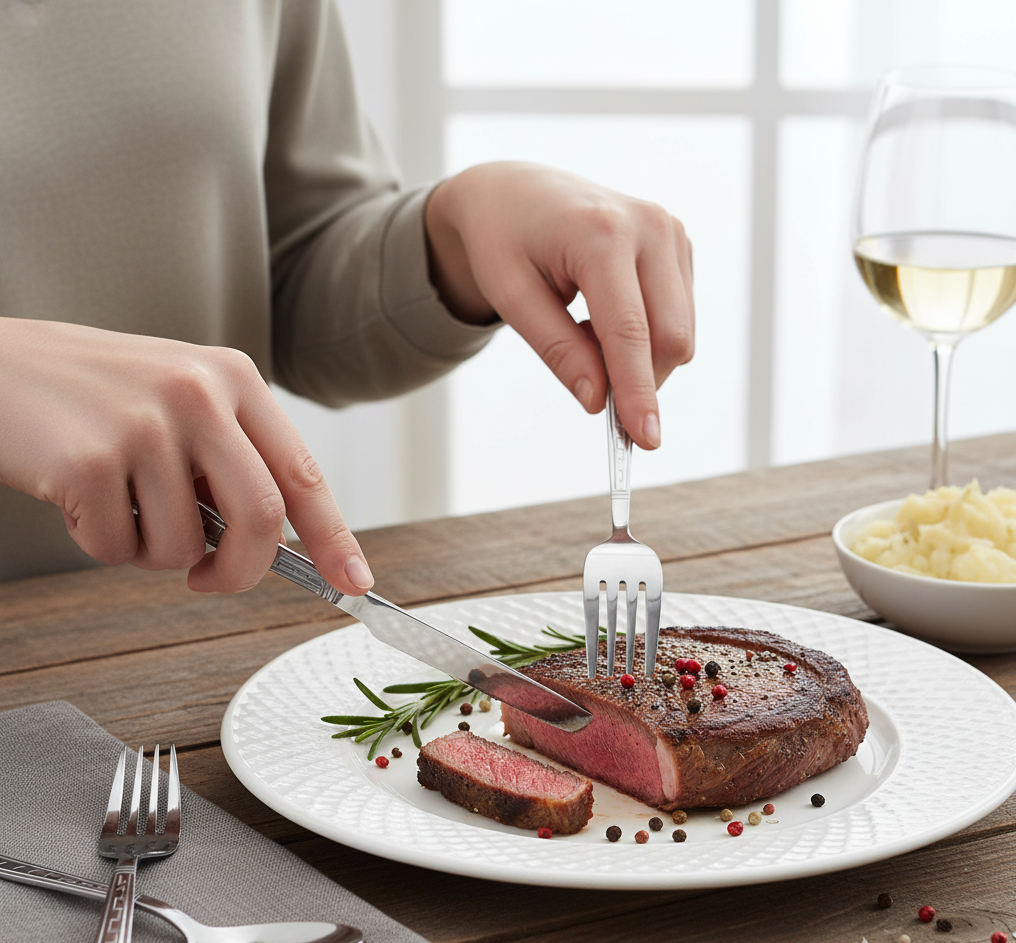 Набор столовых вилок Stenson из нержавеющей стали 6 шт. Wall (30488) - фото 3