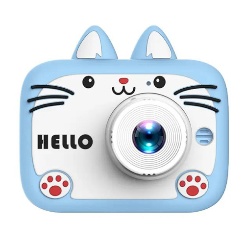 Фотоаппарат детский Котик с видеосъемкой (BLUE CAT)