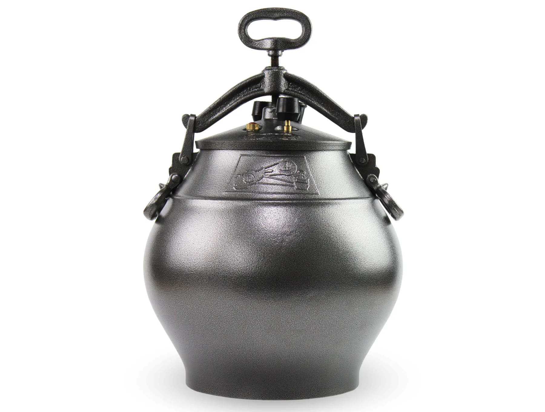 Афганский казан Rashko baba на 10 л с крышкой алюминиевый Черный (106-131-BLA10)