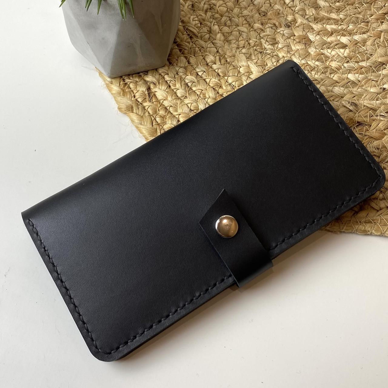 Кошелек женский кожаный Stedley leather Карен Черный (30640860)