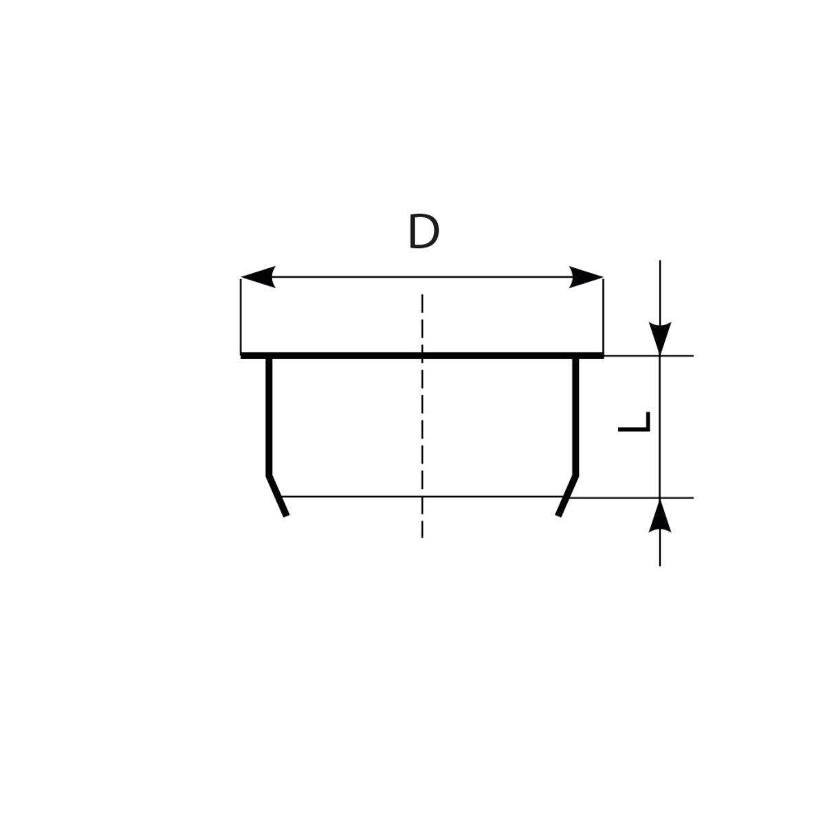 Заглушка Magnaplast KG ПВХ 200 мм (PUD-23220) - фото 2