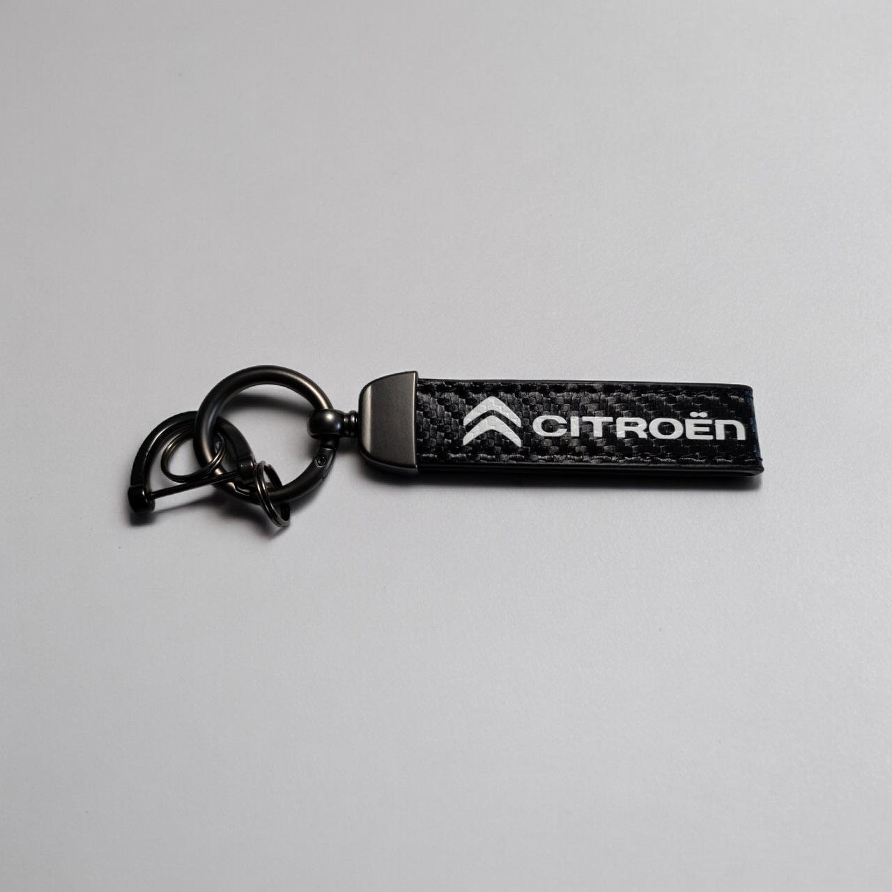 Брелок автомобильный CITROEN кожаный с карабином экокожа/металл (2235948314)