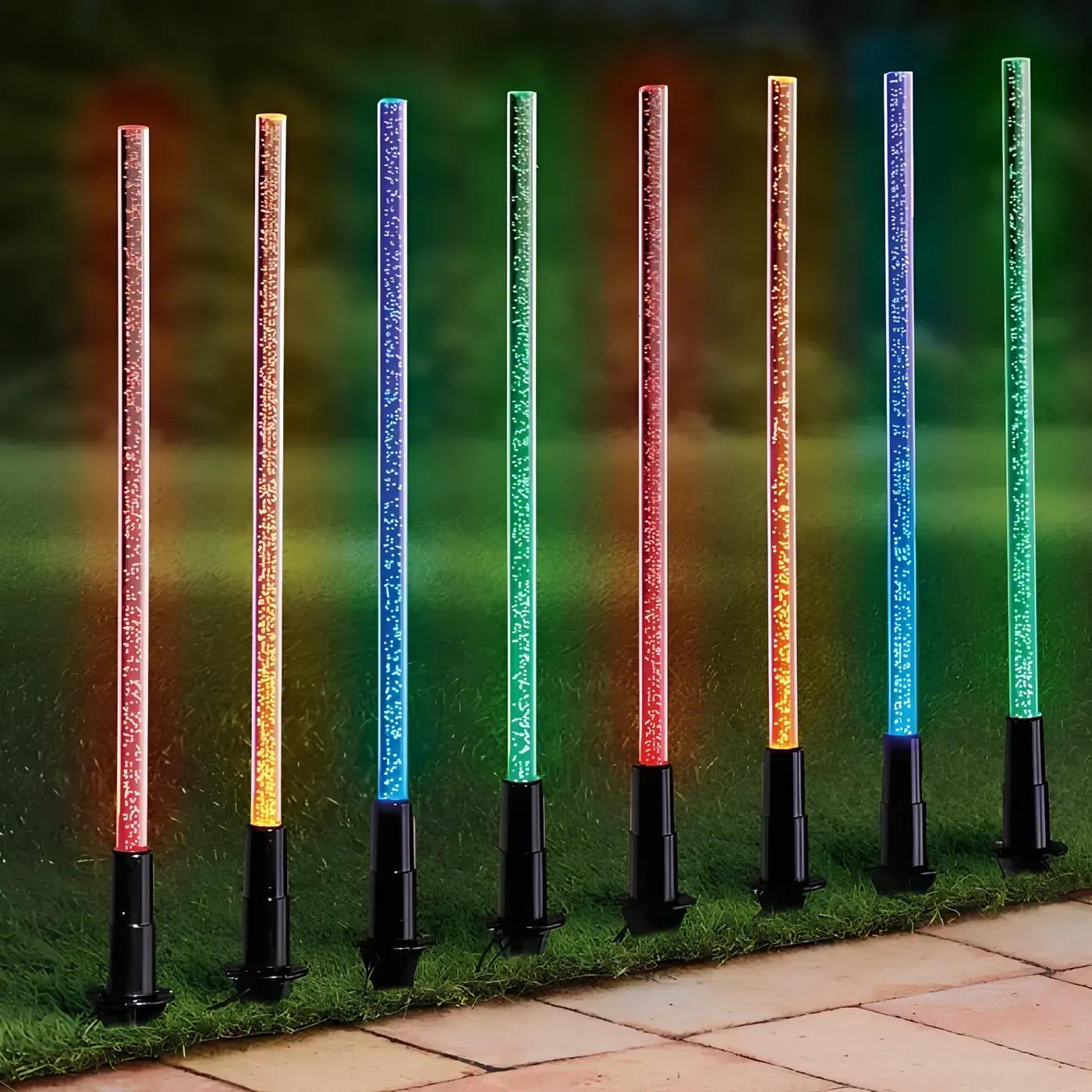 Набор садово-парковых светильников Sirius SLP31 RGB наземные на солнечной батарее 8 шт. (28689000) - фото 4 Набор садово-парковых светильников Sirius SLP31 RGB наземные на солнечной батарее 8 шт. (28689000) - фото 4