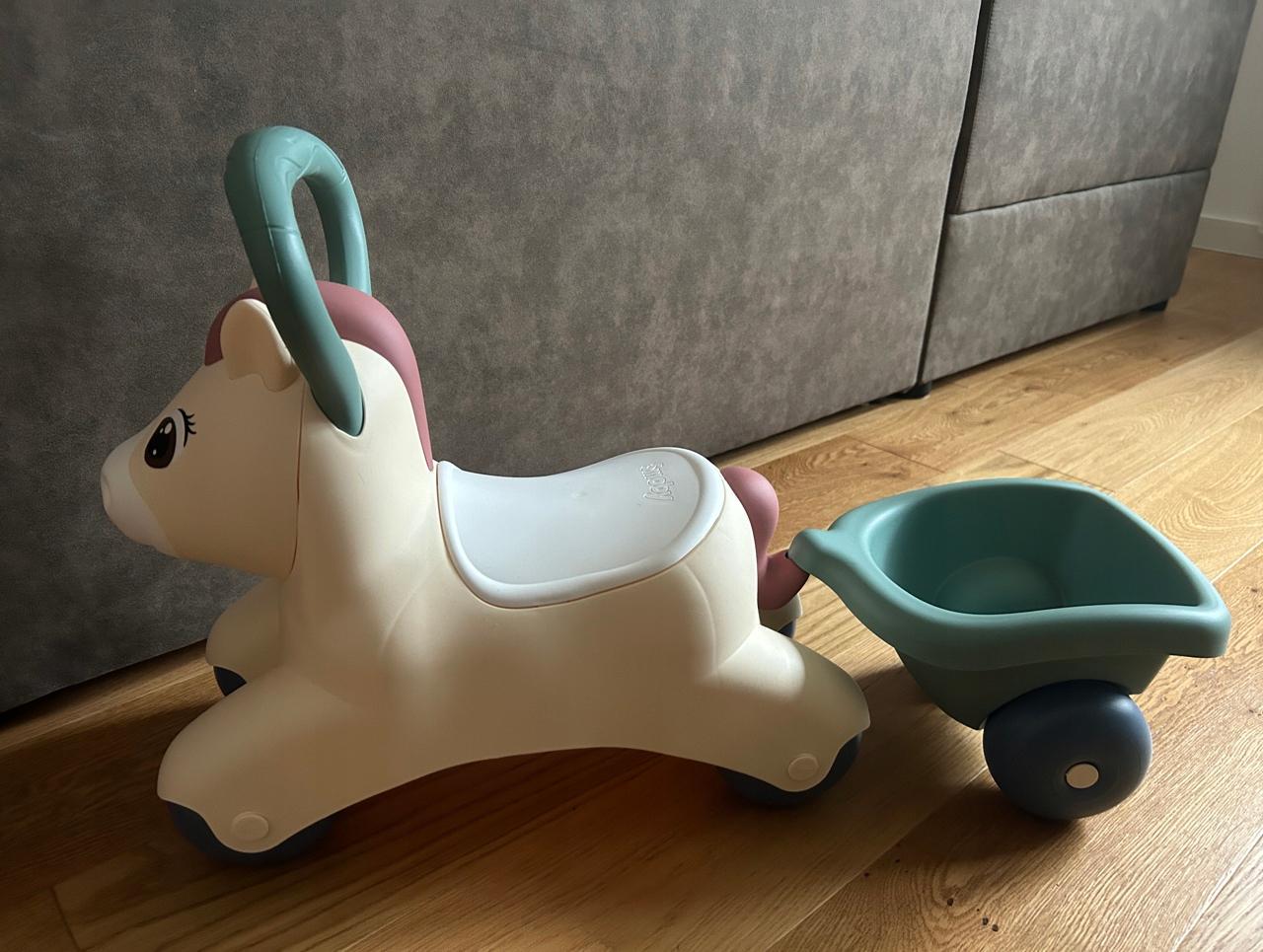 Каталка дитяча Smoby Little Поні з причепом (140502) - фото 4