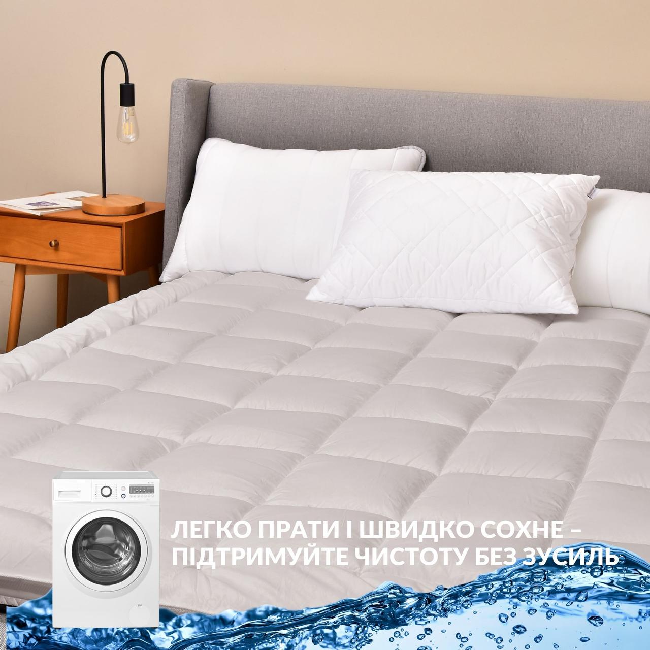 Наматрасник на резинке IDEIA Дабл 160х200 см (17750503) - фото 6 Наматрасник на резинке IDEIA Дабл 160х200 см (17750503) - фото 6