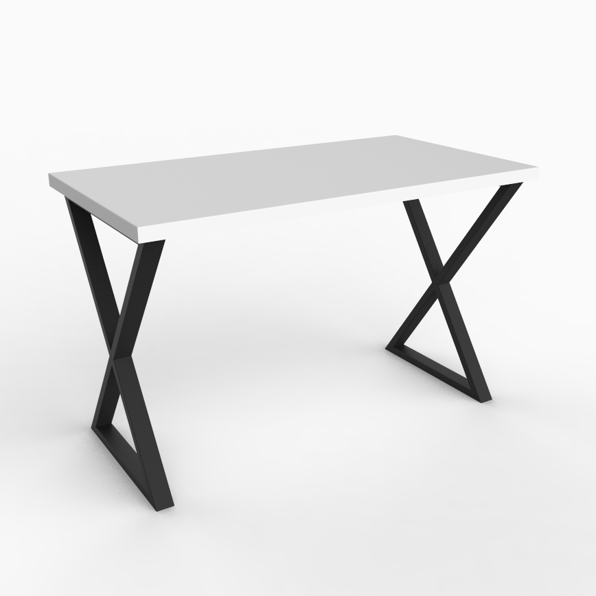 Стол письменный Loft Lab Union 1400х650х755х36 мм Белый Перл (10244) Стол письменный Loft Lab Union 1400х650х755х36 мм Белый Перл (10244)