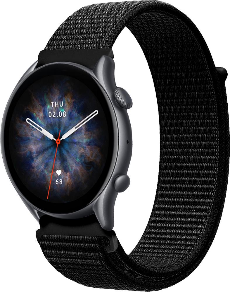 Ремінець нейлоновий Sport Loop для Amazfit GTR 3 Black (17277-2B) Ремінець нейлоновий Sport Loop для Amazfit GTR 3 Black (17277-2B)