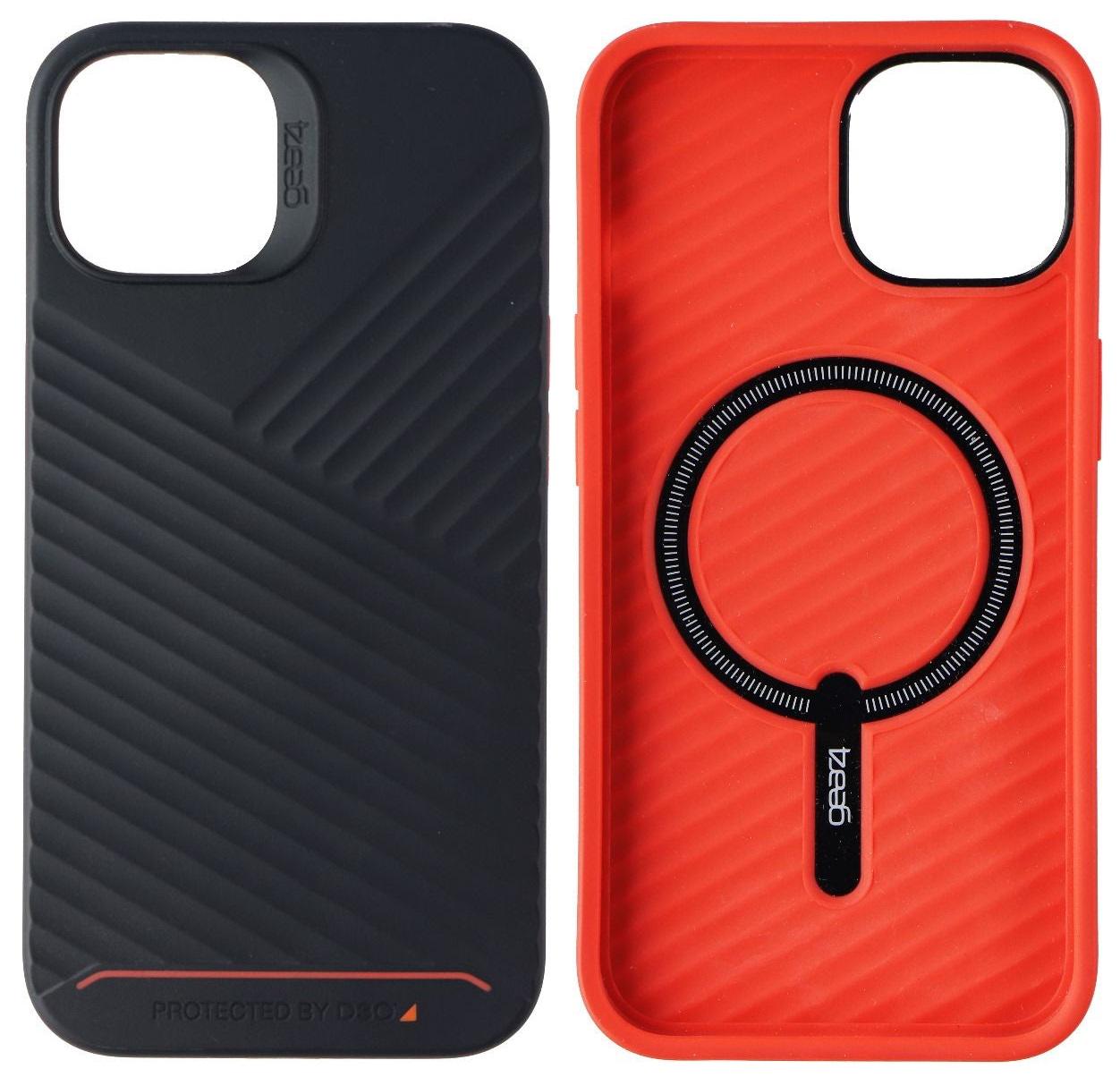 Чохол протиударний ZAGG Gear4 Denali Snap MagSafe для Iphone 13/14 (6.1") Black Orange