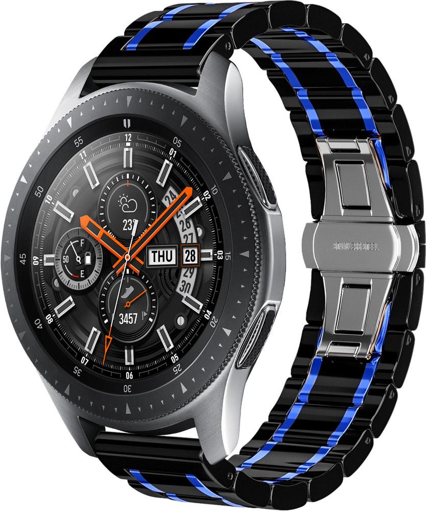 Ремешок керамический Ceramo для Galaxy Watch 46 мм Black/Blue (28696-43)