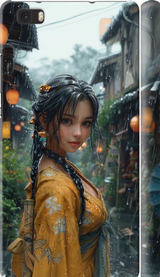 Чехол на Huawei Ascend P8 Lite Anime-girl (6133m-126-42517)
